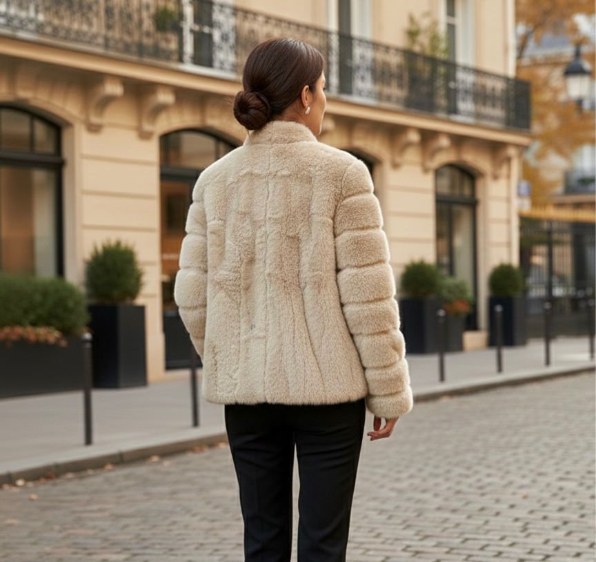 Beige Furry Teddy Coat