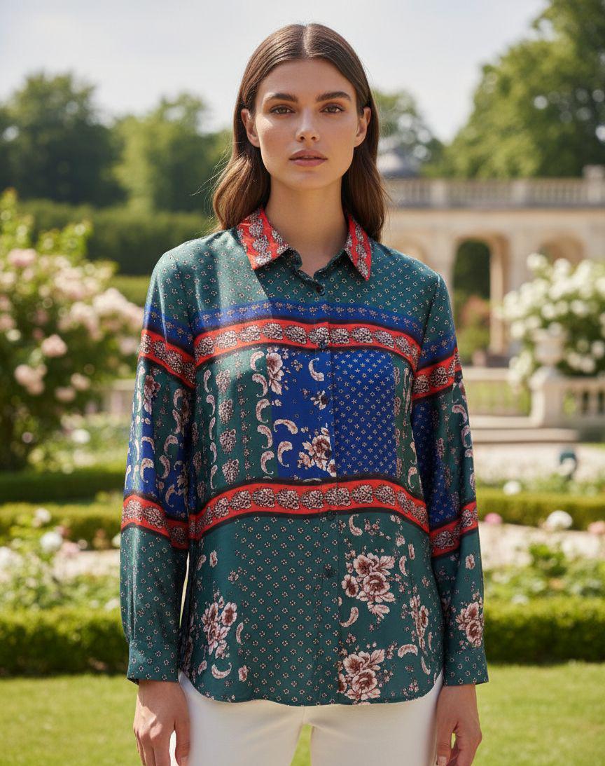Silk Printed Shirt