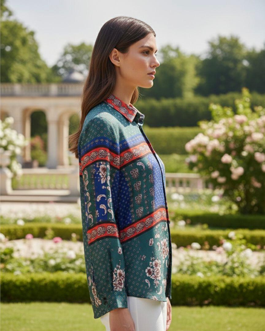 Silk Printed Shirt