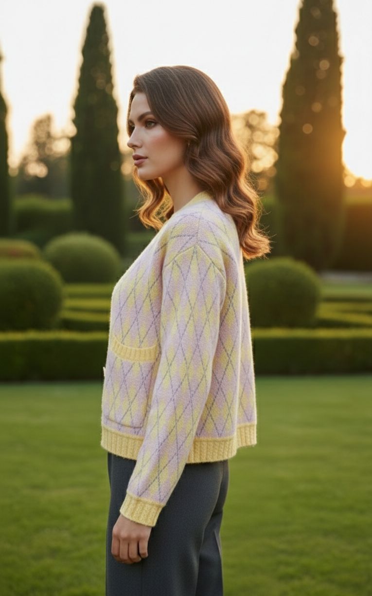 Knitted Button Cardigan