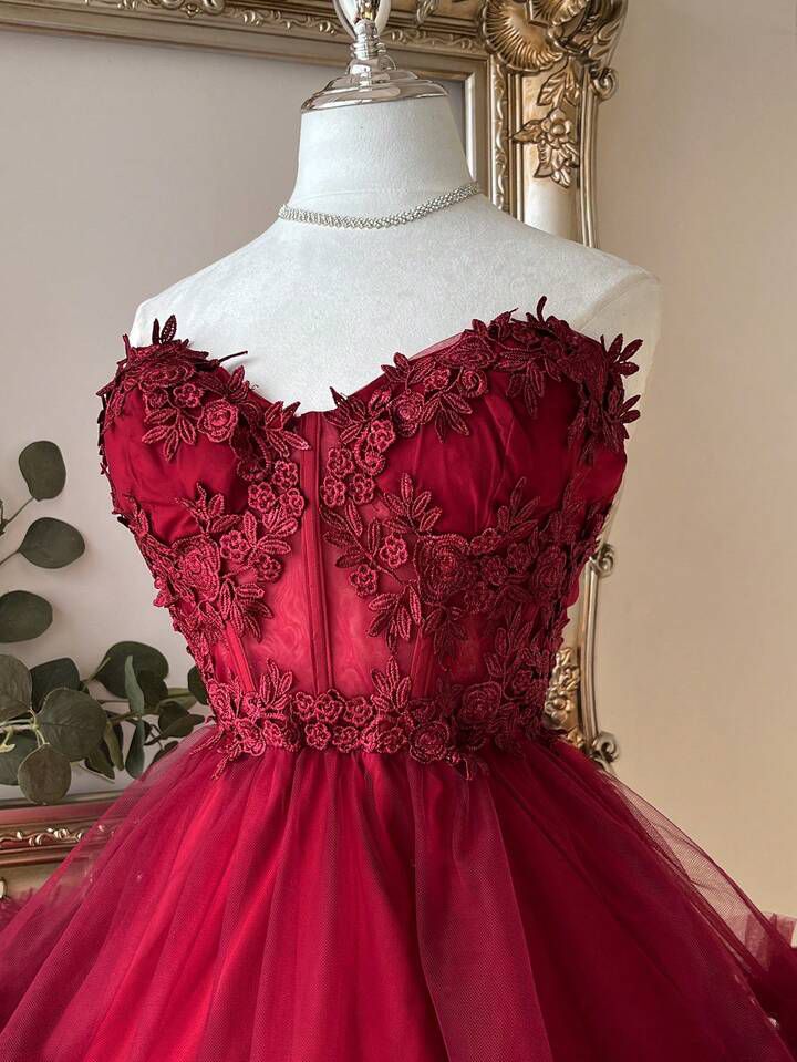 Crochet Lace & Satin Patchwork Dress