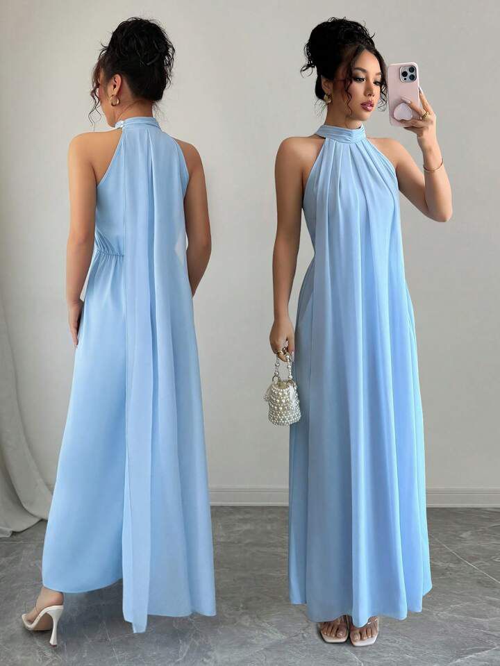 Blue Long Maxi Dress