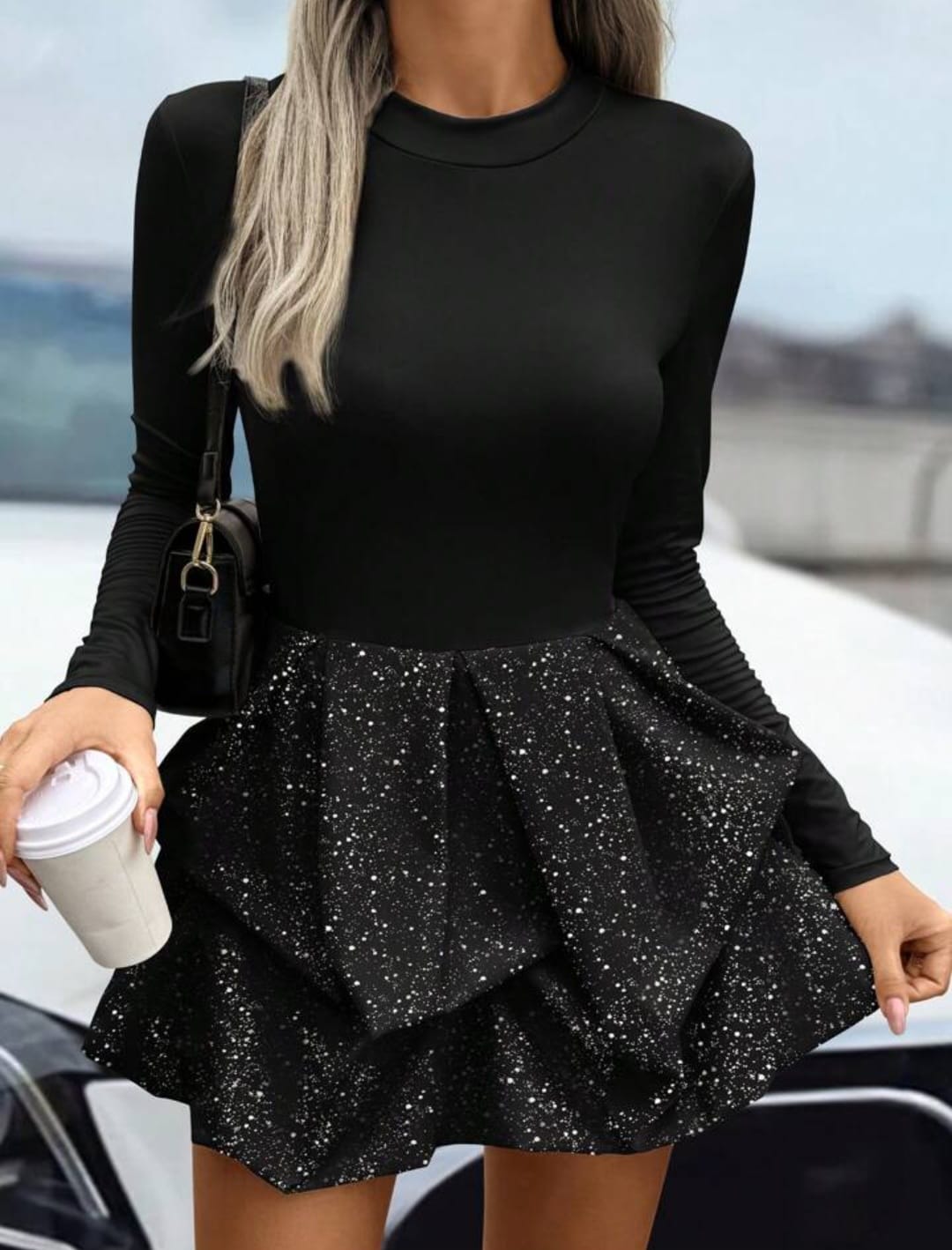 Long Sleeve Mini Dress
