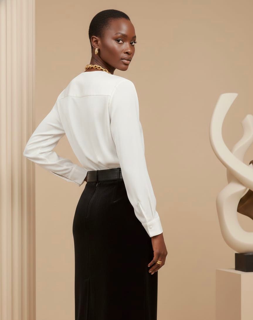 Black Velvet Skirt