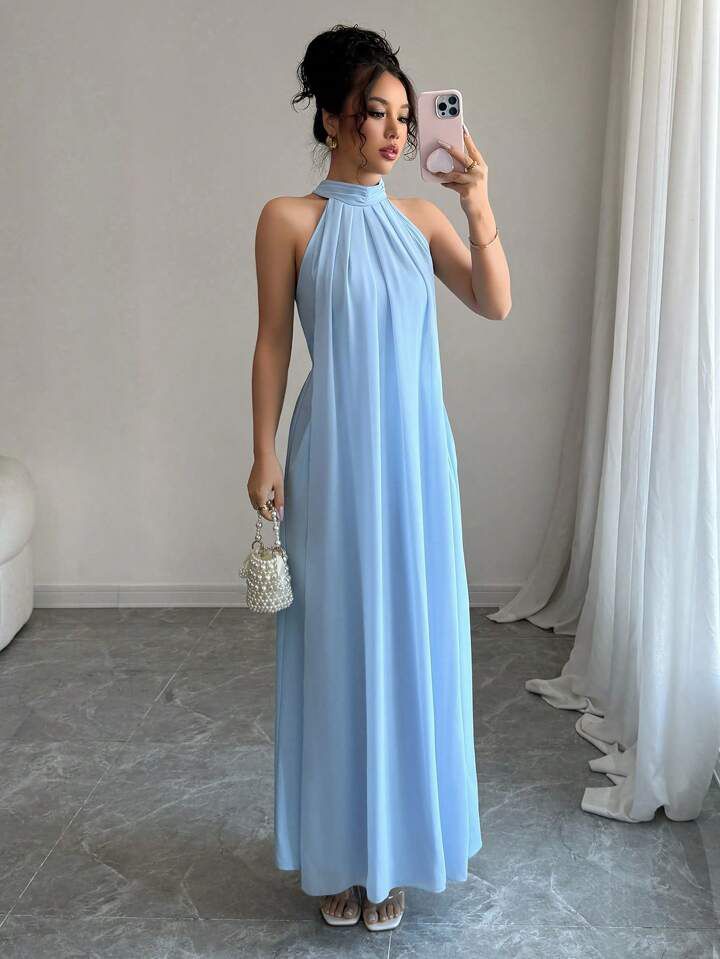 Blue Long Maxi Dress