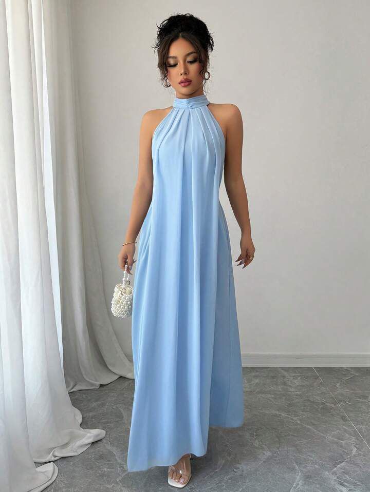 Blue Long Maxi Dress