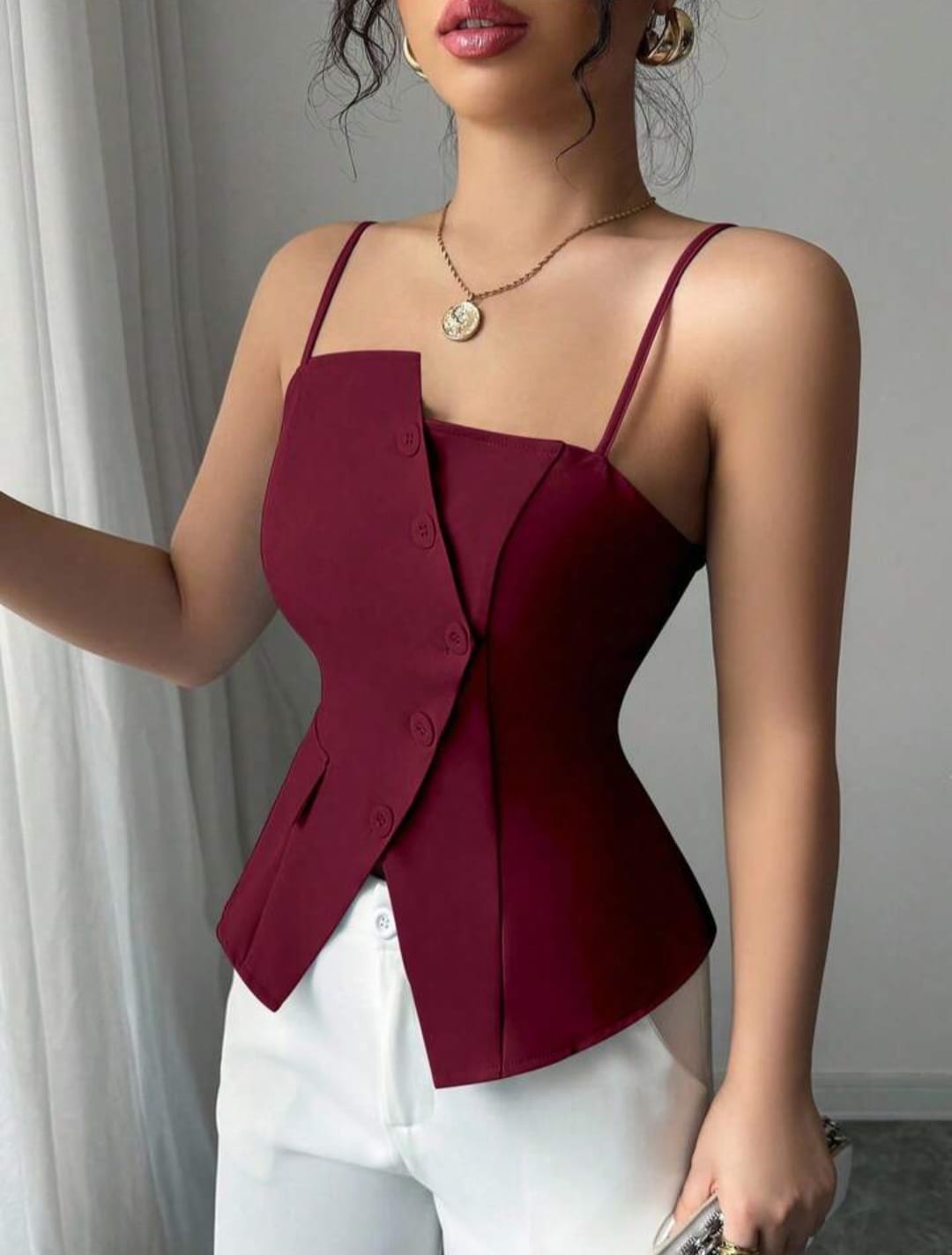 Asymmetric Design Casual Top