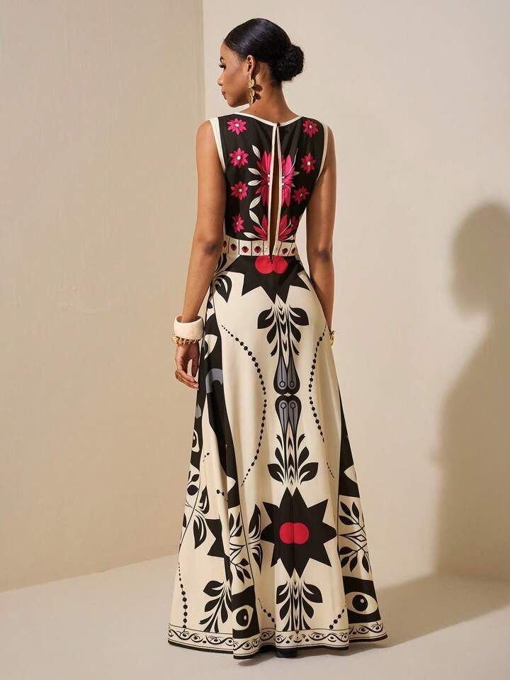 Summer Boho Print Dress