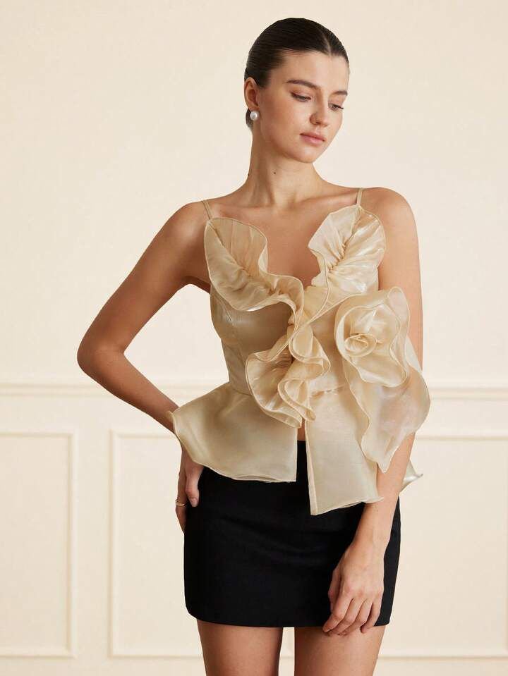 Layered Ruffled Top