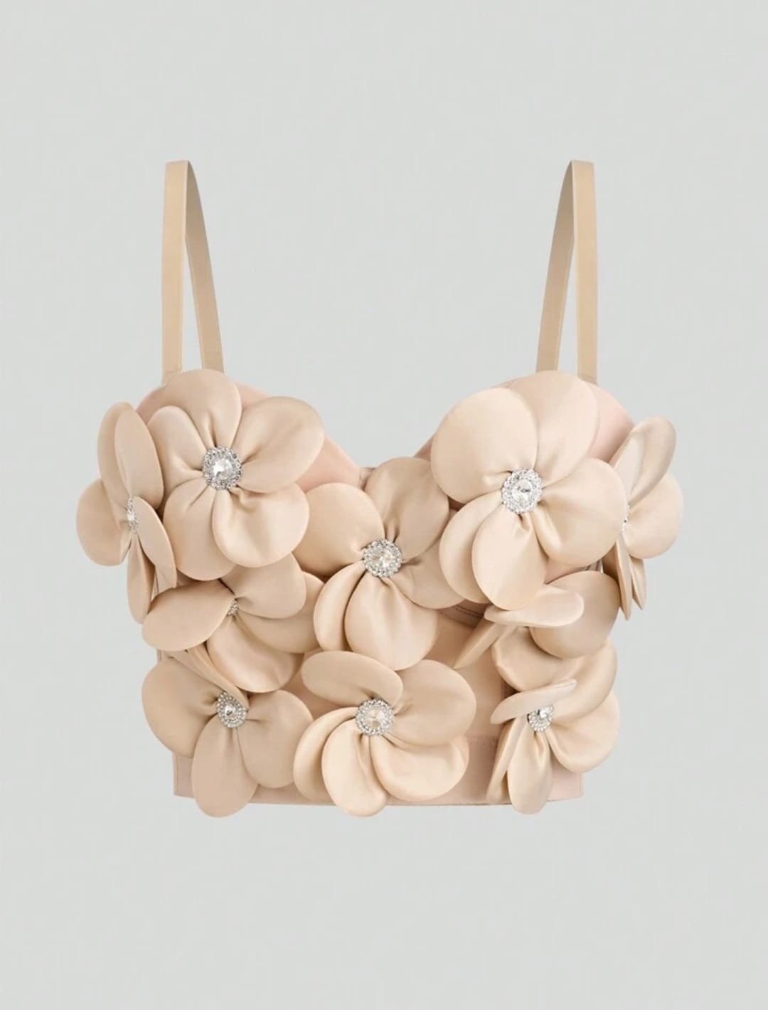 3D Flower Decoration Top