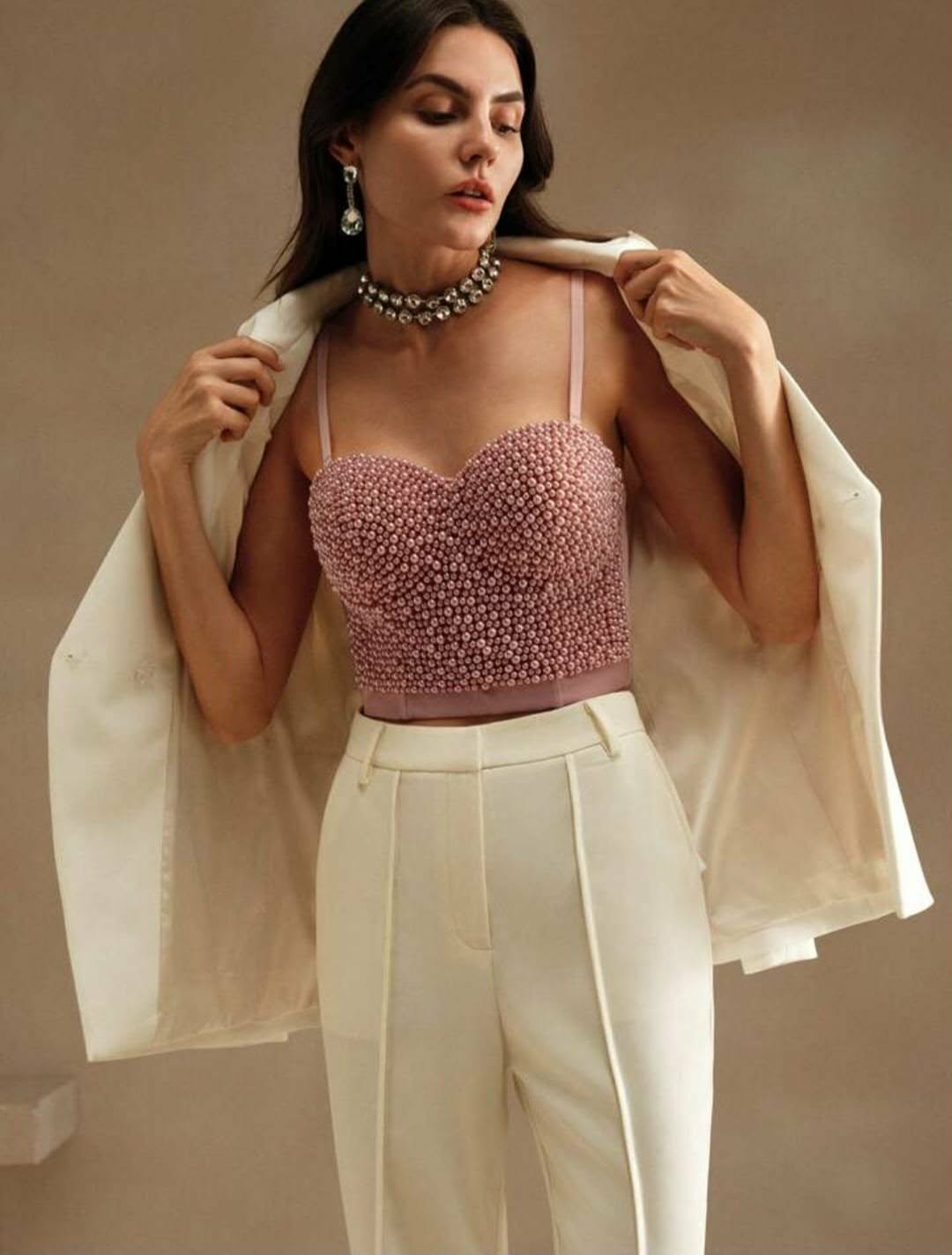 Pearl Style Elegant Top