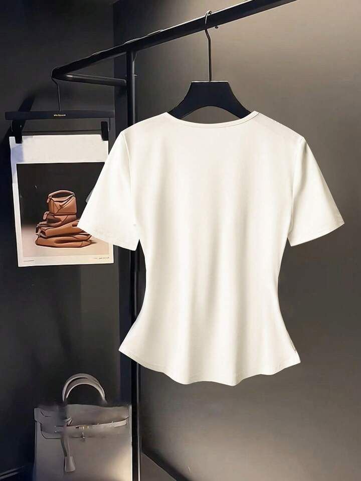 Asymmetrical Neckline Top
