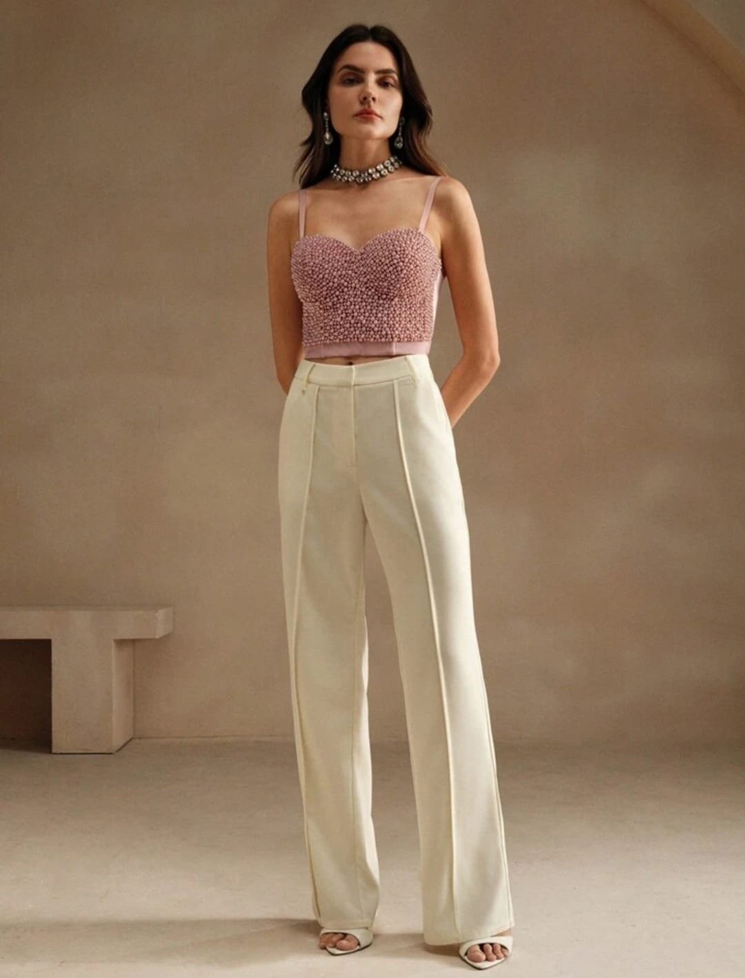 Pearl Style Elegant Top