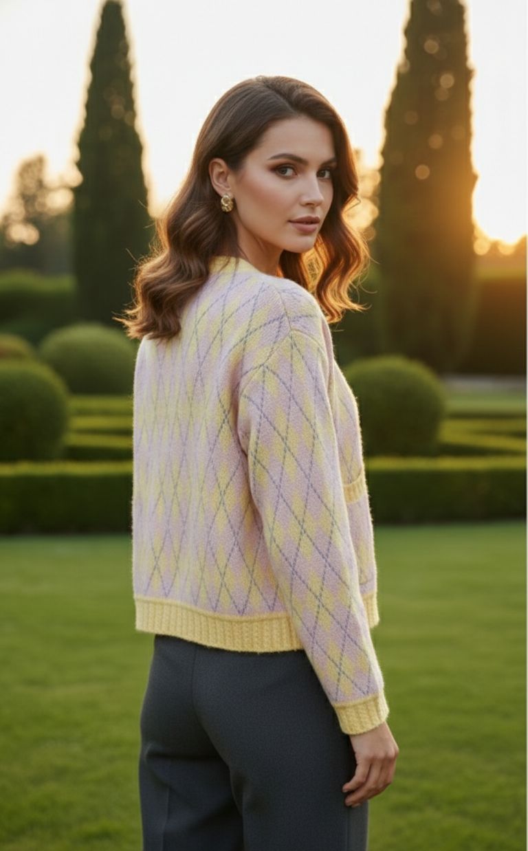 Knitted Button Cardigan