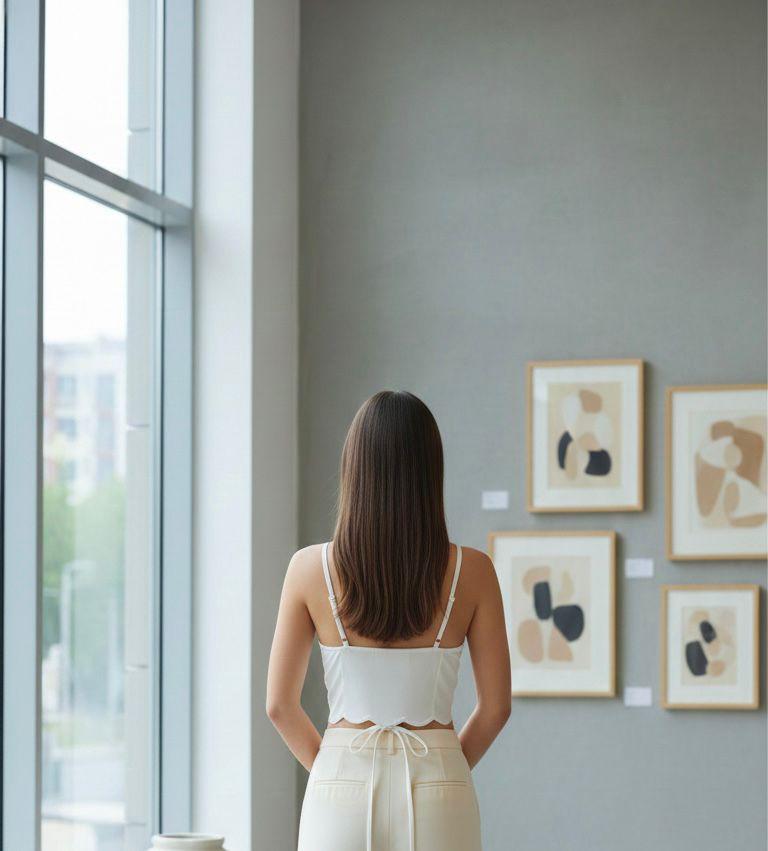 White Cami Sleeveless Crop Top